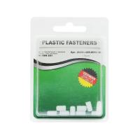 Винт установочный M5x 8 плоский конец, прямой шлиц, полиамид Din551 (БЛИСТЕР-10шт)