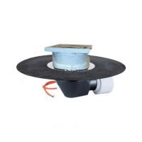 Воронка кровельная с гор. выпуском Дн 75/110 с трапом электрообогревом теплоизоляцией гидроизоляц. полимербитумным полотном HL