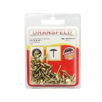 Гвозди декоративные МЕДУЗА&nbsp;&nbsp;8х13&nbsp;Латунь&nbsp;(БЛИСТЕР-50 шт.)