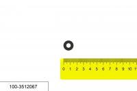 100-3512067 кольцо РДВ (регулятора давления воздуха), БРТ