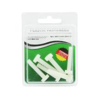 Болт шестигранный M 6x 30 полиамид Din933 (БЛИСТЕР-6шт)