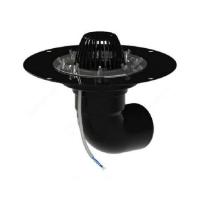 Воронка кровельная с гор. выпуском Дн 110 c листвоул электрообогревом фл Татполимер