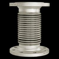 Компенсатор сильфонный осевой сталь нерж DI7250 Ду 32 Ру25 бар фл Tecofi MVT50