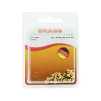 Винт цилиндрический М3х 6 латунный DIN84 (Блистер - 16шт.)