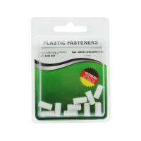 Винт установочный M6x12 плоский конец, прямой шлиц, полиамид Din551 (БЛИСТЕР-10шт)