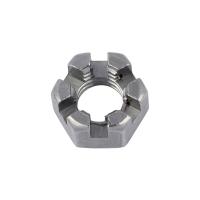 Гайка корончатая с мелким шагом М 14х1,5 DIN 935 оц.