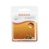 Винт установочный М4х 6 латунный DIN553 (БЛИСТЕР - 14шт)