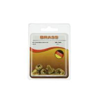 Винт полусфера М6х 8 латунный DIN7985 (БЛИСТЕР - 8шт)