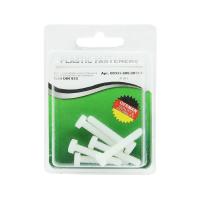 Болт шестигранный M 5x 30 полиамид Din933 (БЛИСТЕР-6шт)