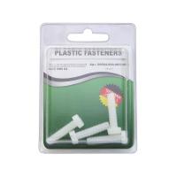 Винт цилиндрический M6x25 полиамид Din84 (БЛИСТЕР-4шт)