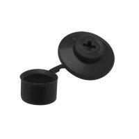 Шайба кровельная с колпачком черная