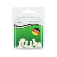 Болт шестигранный M 6x 10 полиамид Din933 (БЛИСТЕР-6шт)