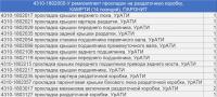 4310-1802000У р/к на раздаточную коробку (14 наим./15 шт.) паронит, КАМРТИ (комплект)
