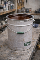 Эмаль (НЦ 132 коричневый глянец)  25 кг