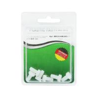 Болт шестигранный M 5x 10 полиамид Din933 (БЛИСТЕР-6шт)