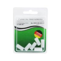 Винт установочный M8x16 плоский конец, прямой шлиц, полиамид Din551 (БЛИСТЕР-6шт)