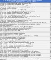 740.30-1002010-42У р/к двигателя для а/м КАМАЗ ЕВРО-3 ПОЛНЫЙ (42 наим./165 шт.), КАМРТИ (комплект)