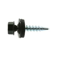 С/р. 4,8х25 кров., сверло RAL-9005/черный. (250)