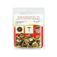 Гвозди декоративные ПАЛЬМА&nbsp;12х13&nbsp;Латунь&nbsp;(БЛИСТЕР-30 шт.)