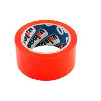 Клейкая лента упаковочная UNIBOB красная 48 мм х 24 м, 45 мкм