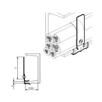 Зажим балочный с фиксирующей пластиной 15-20/25