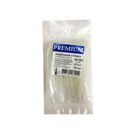 Кабельная стяжка (хомут пластиковый) 3х120 белый 100шт/уп.