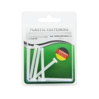 Винт цилиндрический M4x40 полиамид Din84 (БЛИСТЕР-6шт)