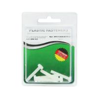 Болт шестигранный M 4x 25 полиамид Din933 (БЛИСТЕР-8шт)