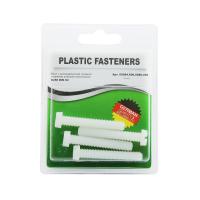 Винт цилиндрический M8x50 полиамид Din84 (БЛИСТЕР-4шт)