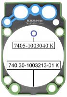 740.30-1003000-01У К р/к головки блока для а/м КАМАЗ ЕВРО-3(2 наим./24 шт.)СИНИЙ силикон,ЛЮКС,КАМРТИ (комплект)