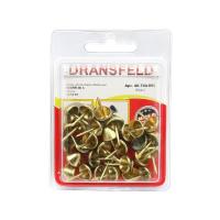 Гвозди декоративные КАПЛЯ&nbsp;10,5х13&nbsp;Латунь&nbsp;(БЛИСТЕР-30 шт.)