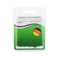 Винт установочный M4x 8 плоский конец, прямой шлиц, полиамид Din551 (БЛИСТЕР-10шт)