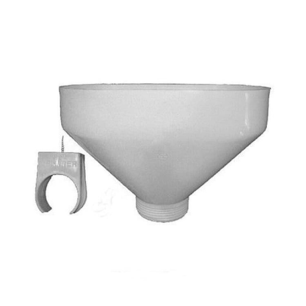 Воронка капельная Ду 6/4" для возможности приема воды с разрывом струи с резьбой и крепеж. фиксатором 170х92мм HL