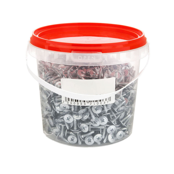 Саморезы прессшайба 4,2х75 сверло оцинкованные (1л/0,8КГ)