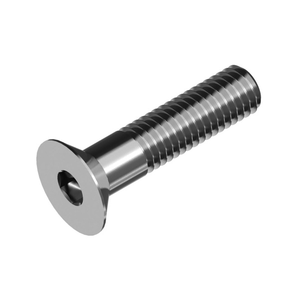 Винт потайной М8х90 под в/шестигранник, нержавейка А2, DIN7991