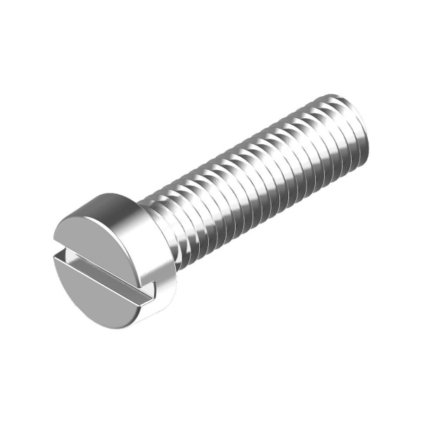 Винт цилиндрический Микро М1,6x16 прямой шлиц DIN84 (БЛИСТЕР - 20шт)