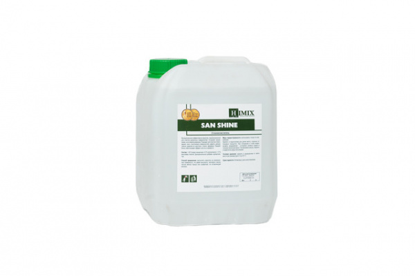 HIMIX “SAN SHINE” Средство для мытья стекол и зеркал Premium – качество 500 грамм