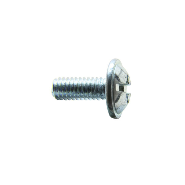 Винт с прессшайбой М4х10 оцинкованный DIN967