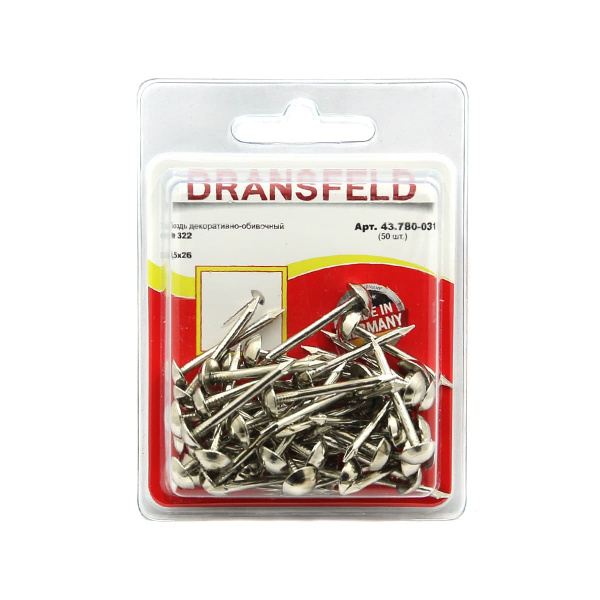 Гвоздь декоративный 8,5х26 (БЛИСТЕР-20шт.)