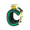 Хомут Mupro Safety Clip зелен. полоса М8-15 мм. оцинк.