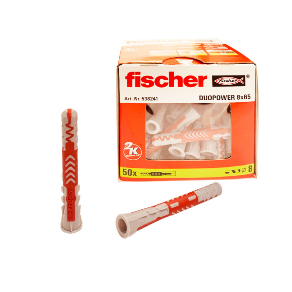 Дюбель DuoPower 8х65мм FISCHER