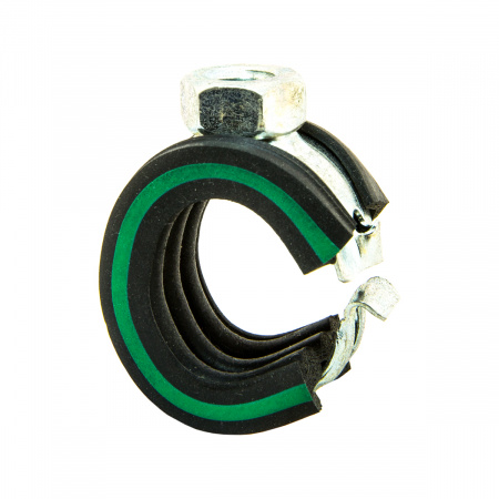Хомут Mupro Safety Clip зел.пол М8-3/8 (17,2мм) оцинк.