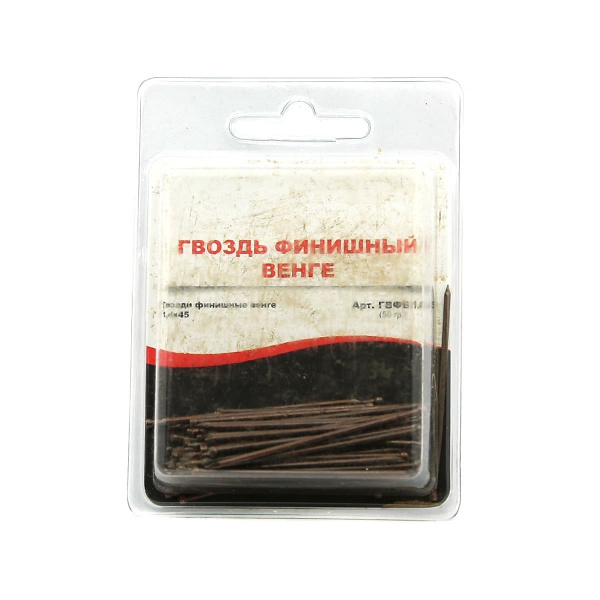 Гвозди финишные венге 1,4х45 (блистер)