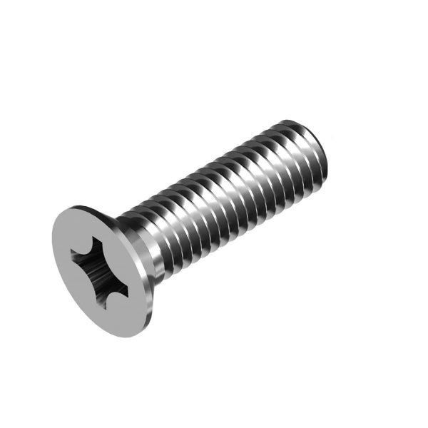 Винт потай Микро М1,2x 6 прямой шлиц DIN 963 (БЛИСТЕР - 10шт)