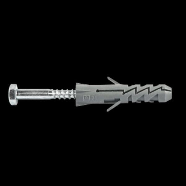 Шуруп с шестигранной головкой D6х60/10х50 с дюбелем