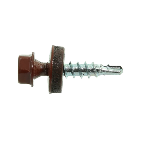 С/р. 4,8х25 кров., сверло RAL-3009/красная окись