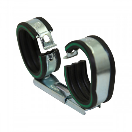 Хомут VARIO TWIN CLIP с зел. полосой 33 мм. MUPRO