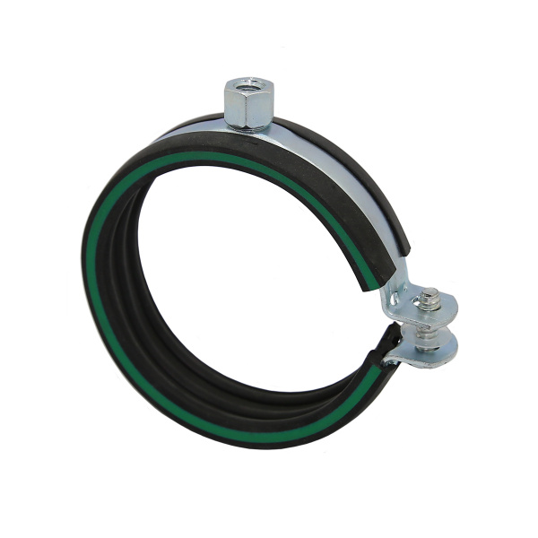 Хомут М8, 90 мм EASY CLIP с зел. полосой MUPRO