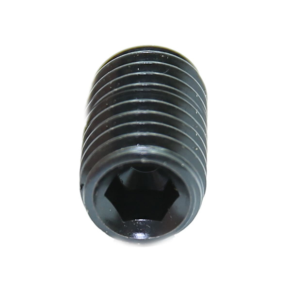 Винт установочный М6х16 плоский конец DIN913 оксид