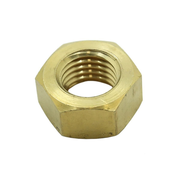 Гайка шестигранная М3,0 латунная DIN934 (БЛИСТЕР - 40шт)